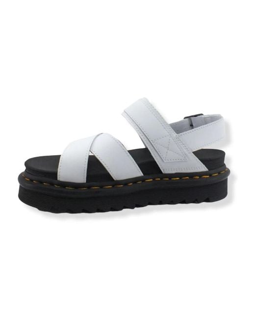 Dr. Martens Black Flat Sandals