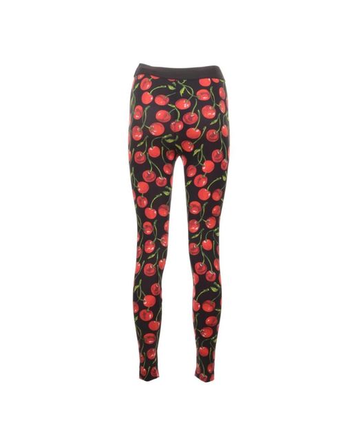 Dolce & Gabbana Red Leggings