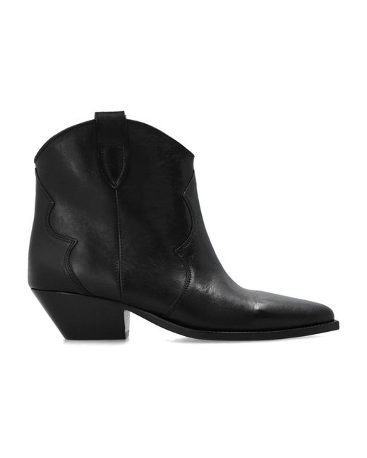 Isabel Marant Black Cowboy Boots
