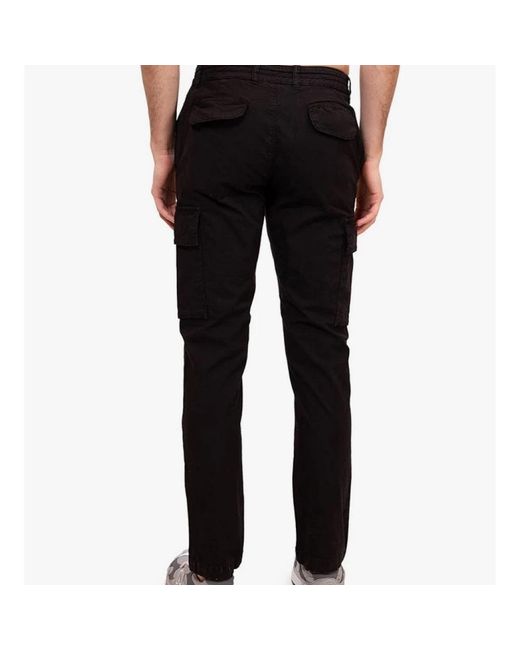 Lyle & Scott Black Slim-Fit Trousers for men