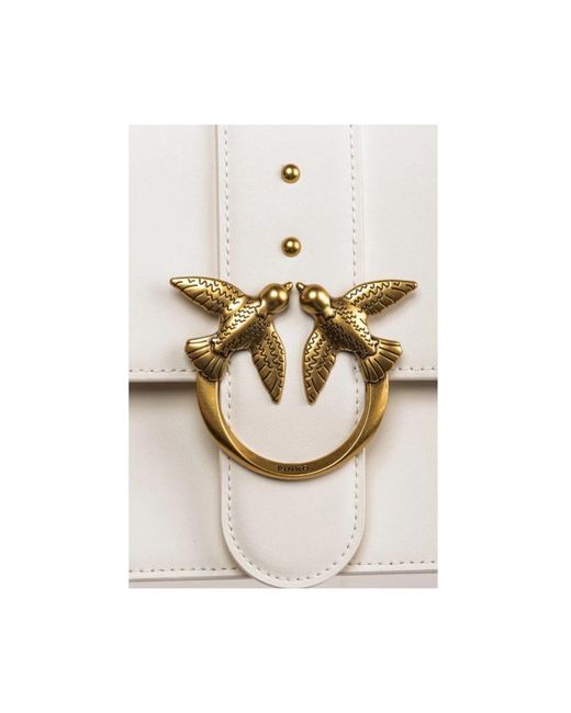 Pinko White Shoulder Bags