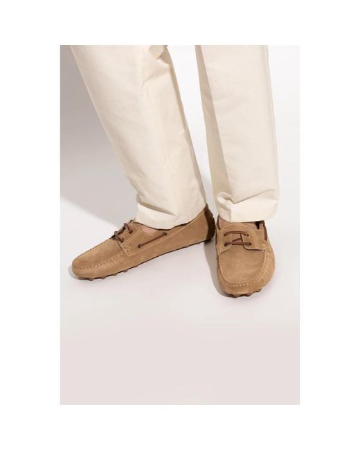 Tod's Brown Sailor Shoes for men