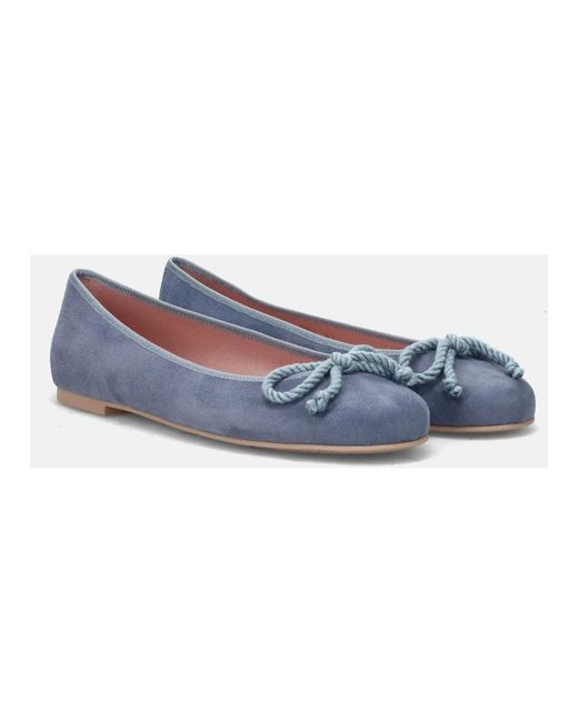 Pretty Ballerinas Blue Ballerina Shoes