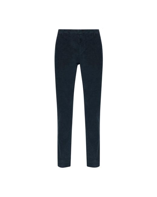 Dondup Blue Slim-Fit Trousers for men