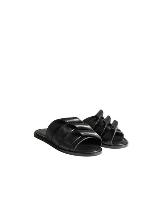 J.W. Anderson Black Sliders