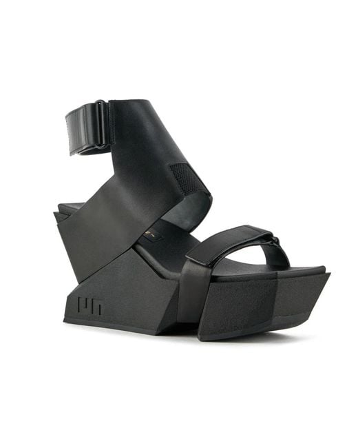 United Nude Black Wedges
