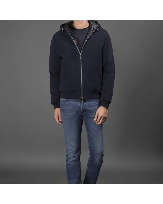 Moorer Jassen ,Blauw ,Wol Brigno-Mrw in het Blue voor heren