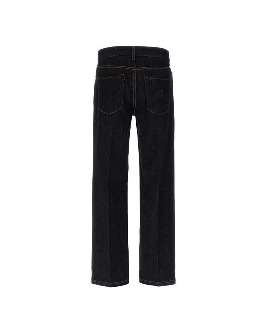 Fendi Black Straight Fit Jeans for men