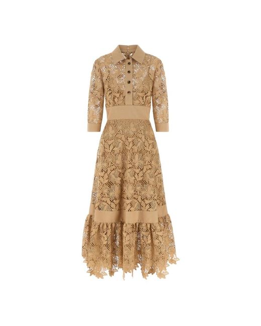 Elie Saab Natural Maxi Dresses