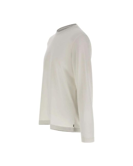 Eleventy White Round-Neck Knitwear for men