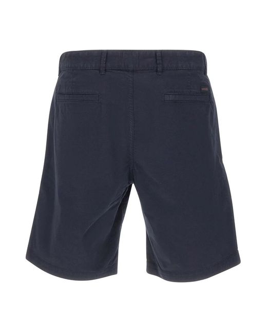 Boss Blue Casual Shorts for men