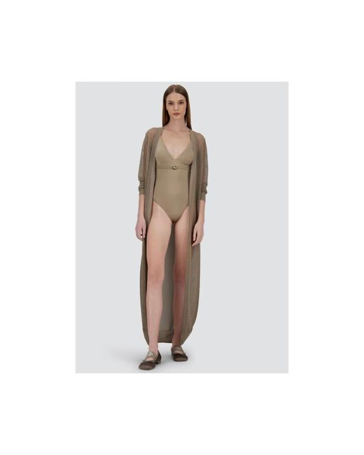 Herno Long Knitwear in het Natural