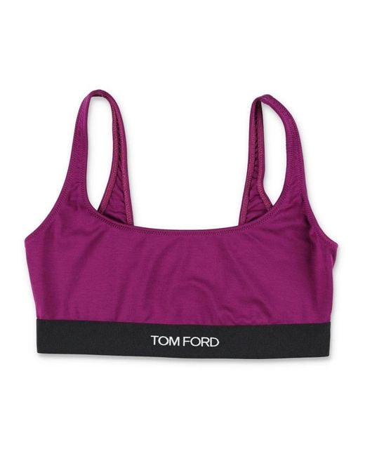Tom Ford Purple Sleeveless Tops