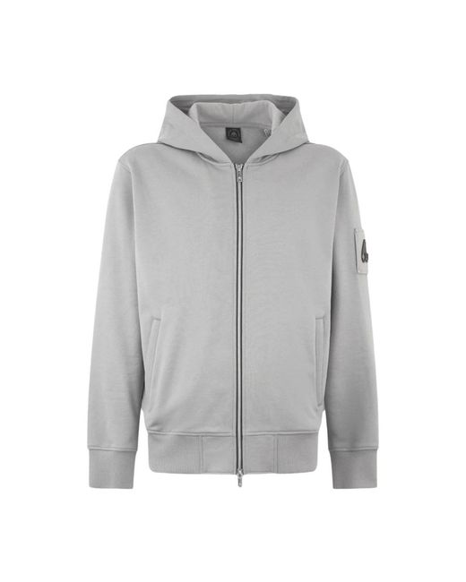 Moose Knuckles Gray Zip-Throughs for men