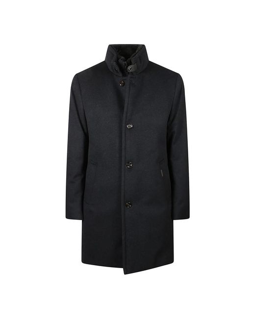 Moorer Single-Breasted Coats in het Black voor heren