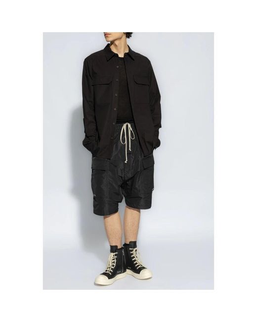 Rick Owens Arbeitshemd in Black für Herren
