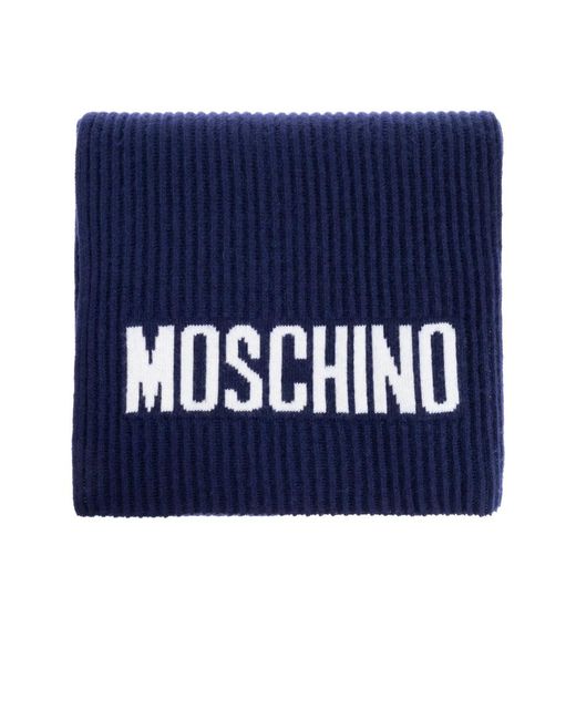 Moschino Blue Winter Scarves