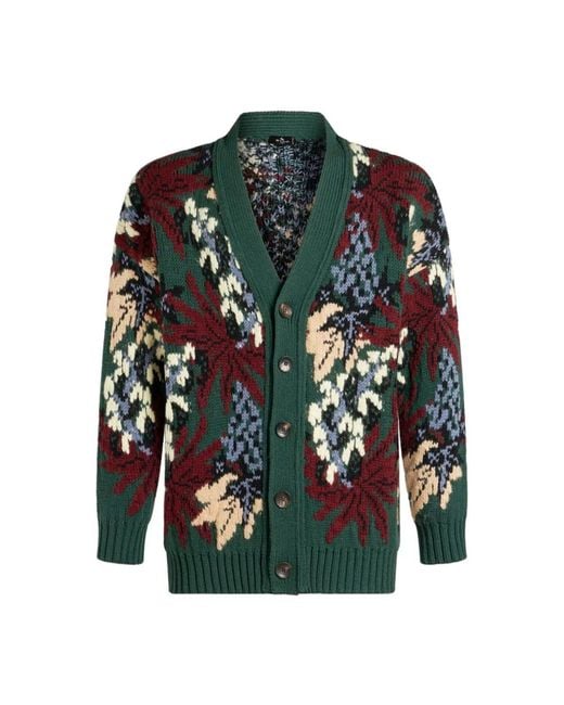 Etro Green Cardigans for men