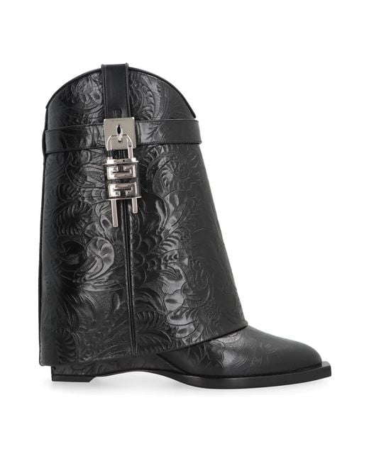 Givenchy 60 Mm Shark Lock Laarzen in het Black