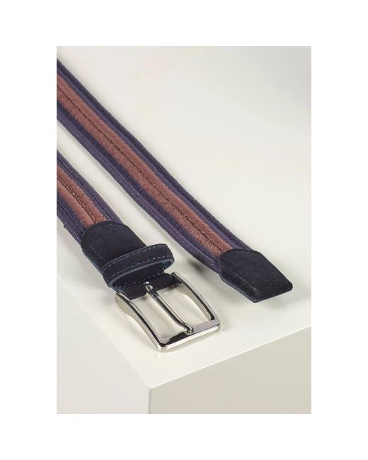 Howard London Geflochtener Stretchgürtel in Blue für Herren