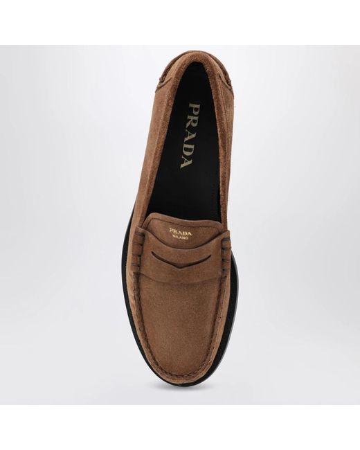Prada Brown Loafers for men