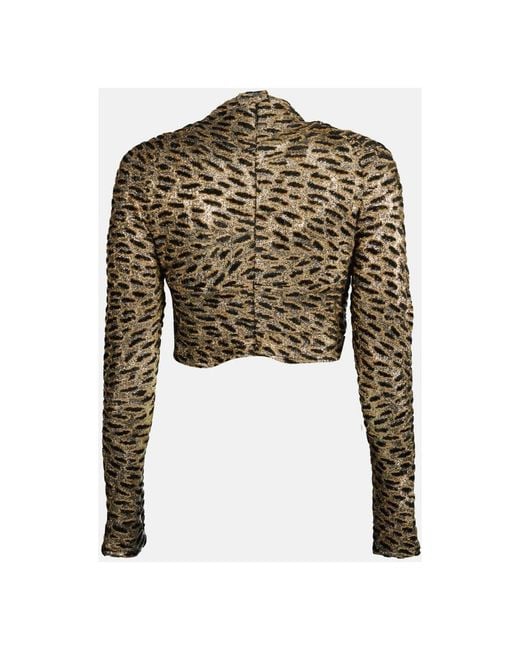 Rabanne Black Long Sleeve Tops