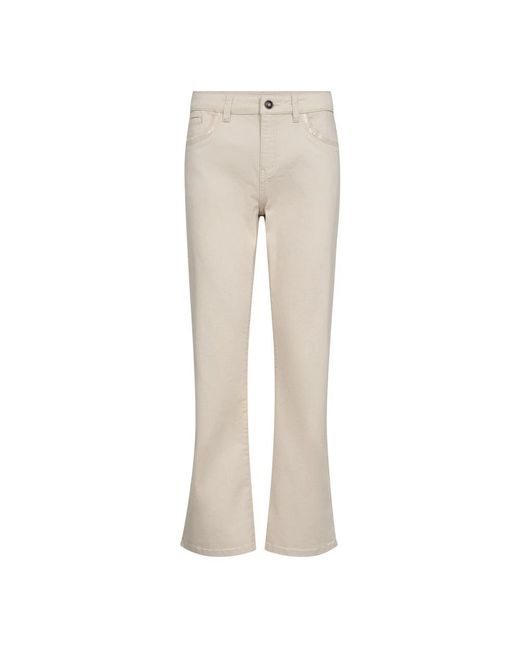 Mos Mosh Jeans ,Flared Jeans in het Natural