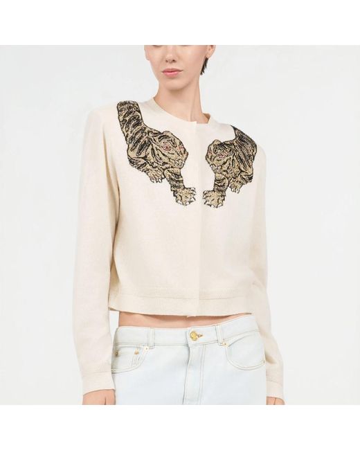 Roberto Cavalli White Cardigans
