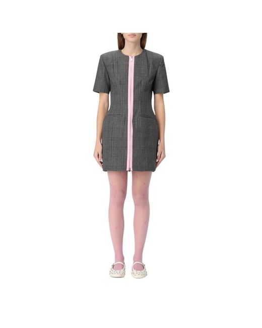 MSGM Black Short Dresses