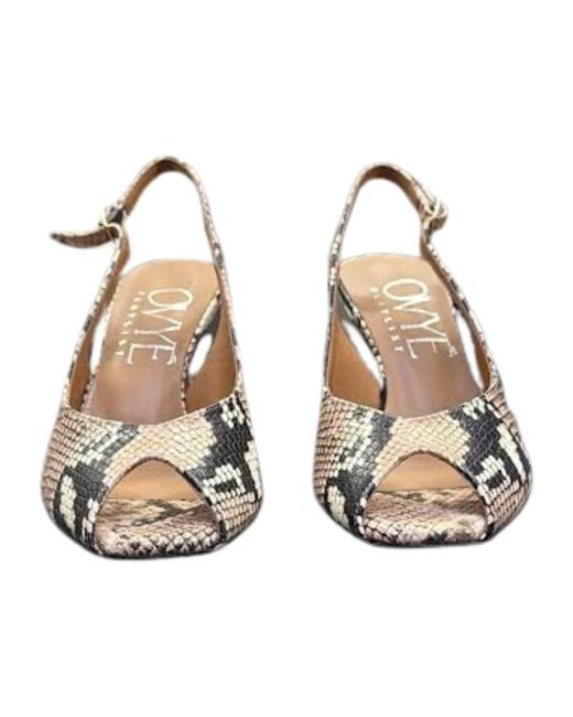 Ovyè Natural Décolleté Slingback