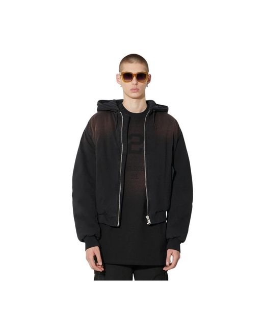 Zip-Throughs 424 pour homme en coloris Black