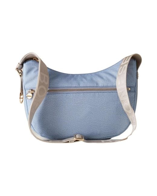 Borbonese Blue Shoulder Bags