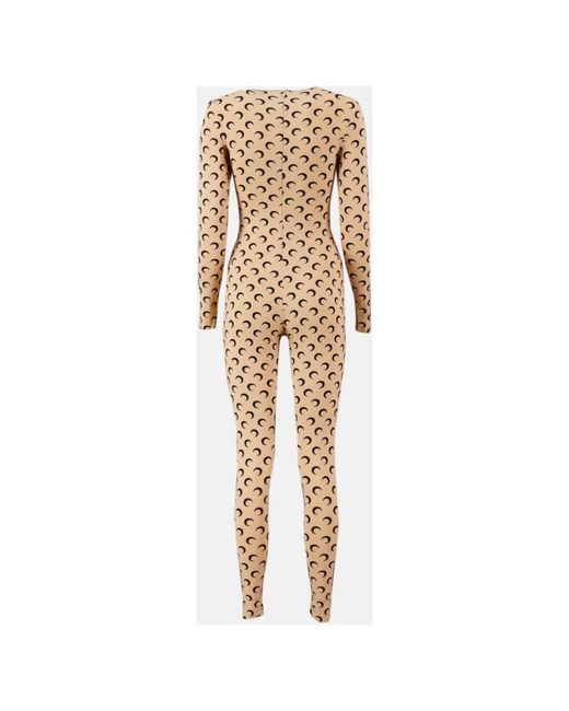 MARINE SERRE Natural Jumpsuits