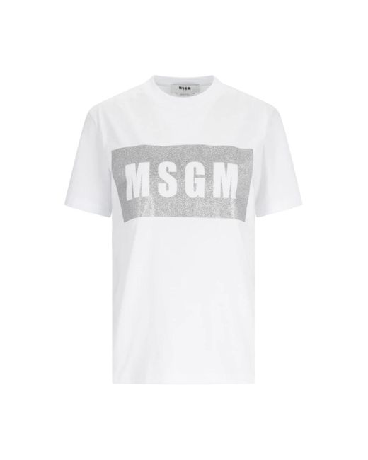 T-shirts MSGM de color White