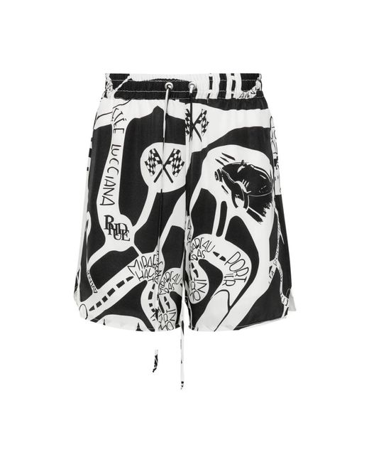 Shorts > casual shorts Rhude pour homme en coloris Black