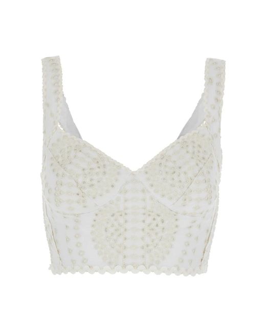 Charo Ruiz Sleeveless Tops in het White