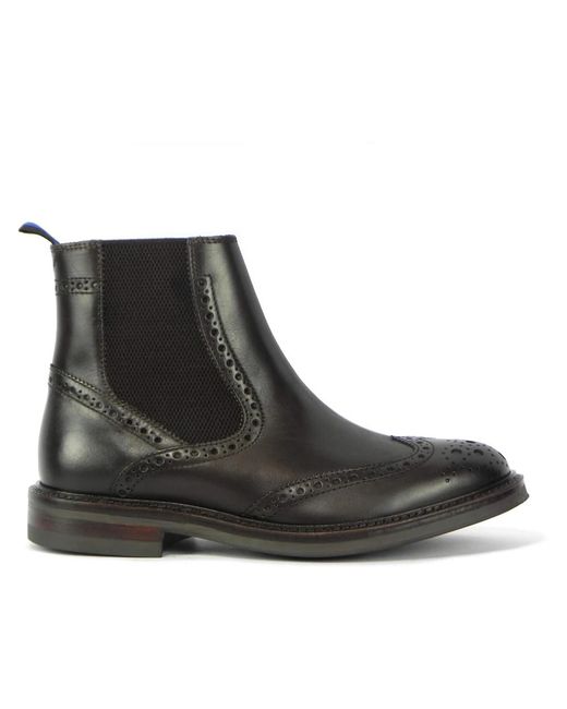 Marco Ferretti Chelsea Boots in Black für Herren