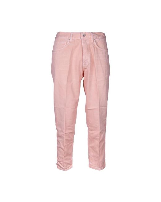 Don The Fuller Pink Cropped Jeans for men