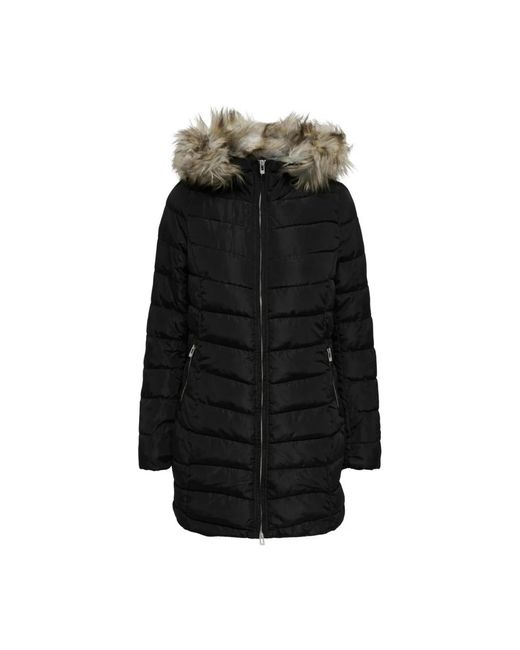 ONLY Black Schwarze Kapuzenjacke Für Frauen
