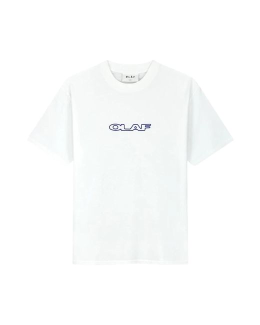 Tops > t-shirts Olaf Hussein pour homme en coloris White