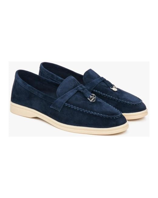 ESTRO Blue Loafers