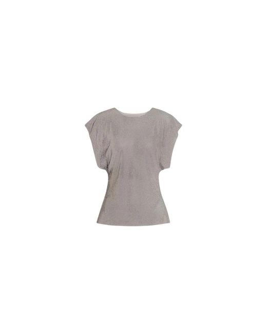 Alberta Ferretti Gray Blouses