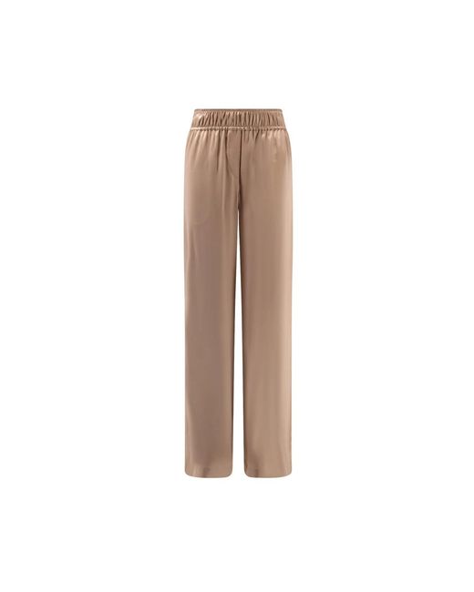 Brunello Cucinelli Natural Wide Trousers