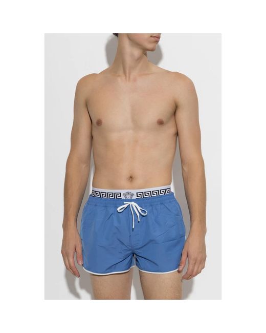 Beachwear Versace de hombre de color Blue