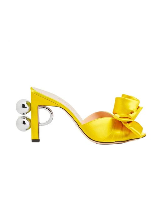 Shoes > heels > heeled mules Gucci en coloris Yellow