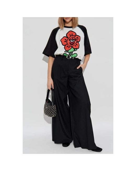 KENZO Black Wollhose