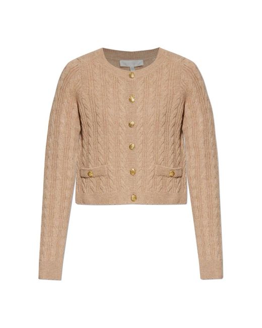 LoveShackFancy Truien & Vesten ,Wol Eugenie Cardigan in het Natural