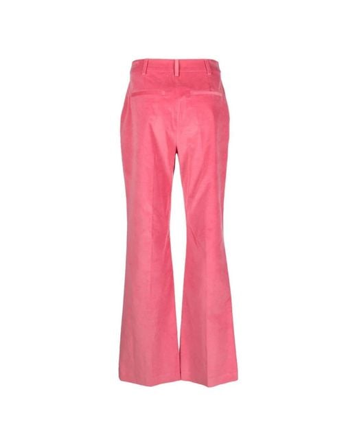 Paul Smith Broeken ,Roze ,Katoen Flamingo Roze Velvet Broek in het Pink