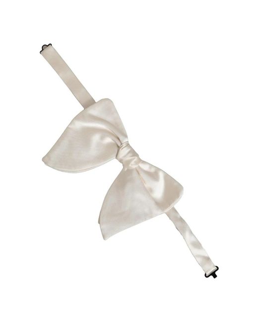 Bowties di Dolce & Gabbana in White da Uomo
