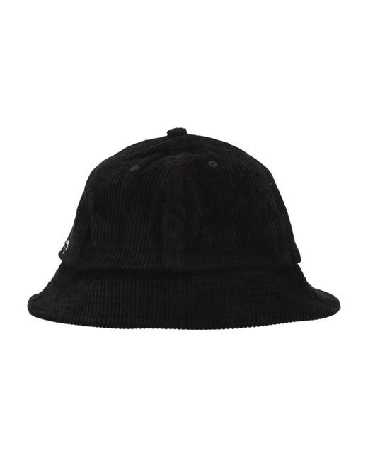 Obey Accessoires ,Zwart ,Katoen Zwarte Cord Bucket Hat Cherish in het Black voor heren